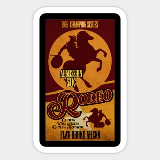 Vintage Rodeo, 1936 Sticker